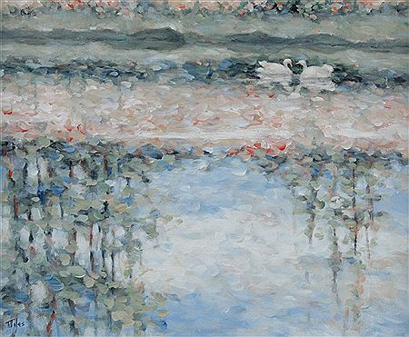 Swans and Silhouette