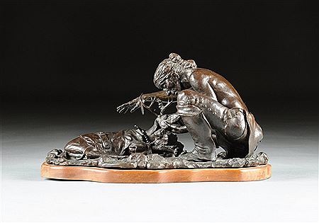 "Shaman Healing A Wounded Stag"