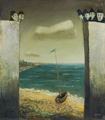 Sample artwork by Michael Freudenberg (Born 1949), known for painting and graphic art - View similar artists and auction records