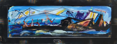 Sample artwork by Rainer Zille (1945 - 2005), known for painting - View similar artists and auction records