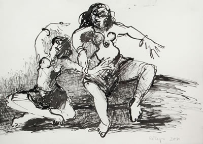 "Zwei Tänzerinnen". by Regina Zepnick - Auction record, sale price, and art valuation. Compare with similar artists and explore comparable artworks.