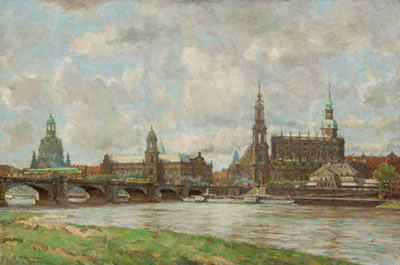 , Blick auf die Dresdner Altstadt by Ludwig Muhrmann - Auction record, sale price, and art valuation. Compare with similar artists and explore comparable artworks.