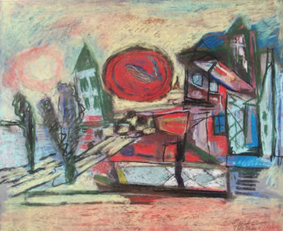 Sample artwork by Peter Koch (Born 1960), known for abstract painting - View similar artists and auction records