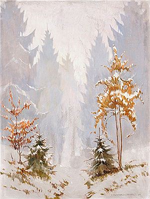 Winterwald. by Erich Buchwald-Zinnwald - Auction record, sale price, and art valuation. Compare with similar artists and explore comparable artworks.