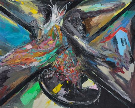 Sample artwork by Hubertus Giebe (Born 1953), known for painting - View similar artists and auction records