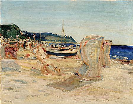 Sommer am Strand bei Göhren, Rügen (?).