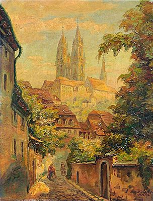 Blick zur Burg Meissen.