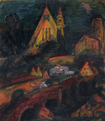 Stadtlandschaft. 1920.