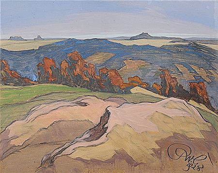 Krippental, Wollfsburg, Zirkelsteine, Kaiserkrone (Sächsische Schweiz). by Richard Naumann-Coschutz - Auction record, sale price, and art valuation. Compare with similar artists and explore comparable artworks.