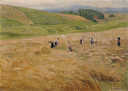 Bei der Ernte.