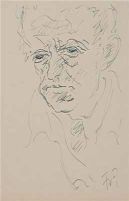 Portrait of Joseph Fritz Zalisz: Self-Portrait