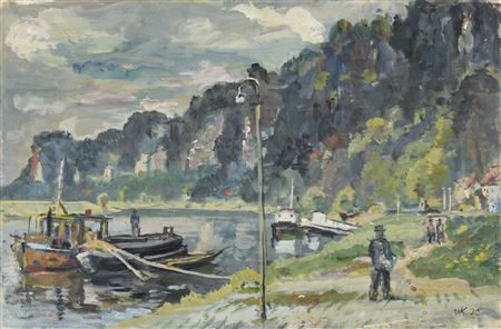 Sample artwork by Waldo Kohler (1909 - 1992), known for painting - View similar artists and auction records