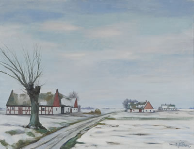 "Bondgården på slätten". by Emil Johanson-Thor - Auction record, sale price, and art valuation. Compare with similar artists and explore comparable artworks.