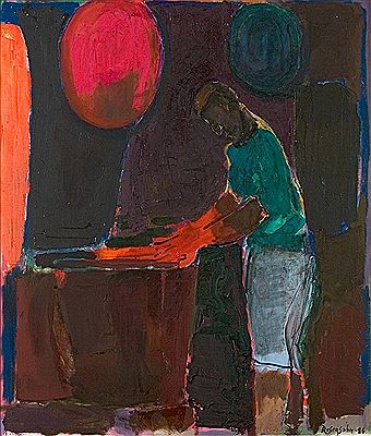 Man i grönt. by Lennart Rosensohn - Auction record, sale price, and art valuation. Compare with similar artists and explore comparable artworks.