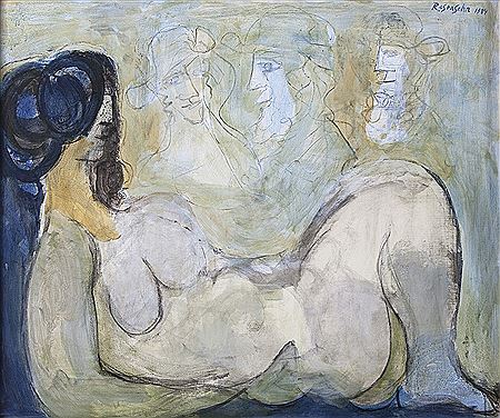 Sample artwork by Lennart Rosensohn (1918 - 1994), known for painting - View similar artists and auction records