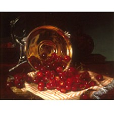 Cherries/A Still Life with Self Portrait by Robert Spear Dunning - Auction record, sale price, and art valuation. Compare with similar artists and explore comparable artworks.