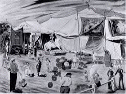 Sample artwork by Frank (E Francis) Carson (1881 - 1968), known for landscape and marine painting, graphics, teaching - View similar artists and auction records