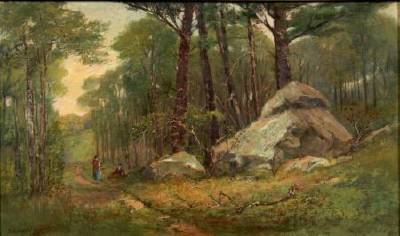 Sample artwork by Edward Cabot (1818 - 1901), known for landscape-structures, coastal painting, architecture - View similar artists and auction records