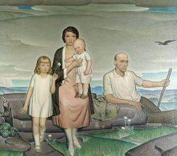 The Artist and His Family, Vermont