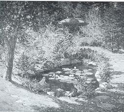 The Lily Pond by Alexander Bower - Auction record, sale price, and art valuation. Compare with similar artists and explore comparable artworks.