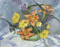 Sample artwork by Christina Bauer (- 1966), known for genre, figure, landscape - View similar artists and auction records