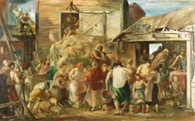 Harvest Festival by Jon Corbino - Auction record, sale price, and art valuation. Compare with similar artists and explore comparable artworks.
