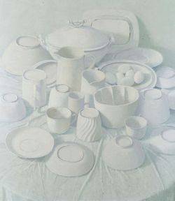 White Dishes by Peter Plamondon - Auction record, sale price, and art valuation. Compare with similar artists and explore comparable artworks.