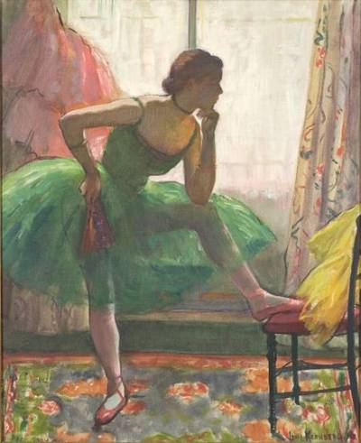 Ballet Girl Against the Light