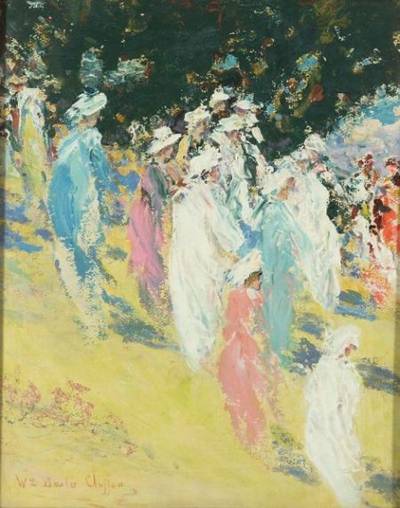 Sample artwork by William Closson (1848 - 1926), known for figure-allegory, genre, wood engraver - View similar artists and auction records