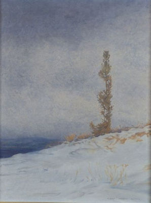Lone Cedar by Albert Prentice Button - Auction record, sale price, and art valuation. Compare with similar artists and explore comparable artworks.