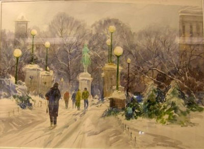 Winter Walkway, Boston Public Garden