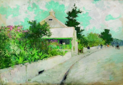Sample artwork by Ross Sterling Turner (1847 - 1915), known for marine, genre, landscape, floral - View similar artists and auction records