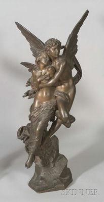 Figure of cupid and psyche
