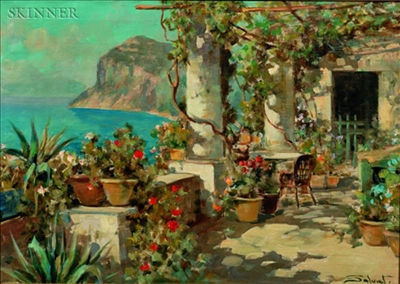 On The Balcony by Giovanni Salviati - Auction record, sale price, and art valuation. Compare with similar artists and explore comparable artworks.