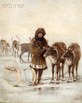 Figure with Sled