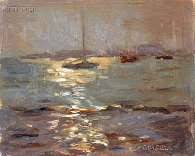 Harbor View in the Moonlight