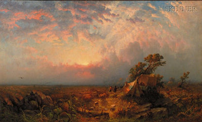 Pioneers at Sunset