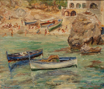 Sample artwork by Francesco Filosa (1910 - 1990), known for painting - View similar artists and auction records