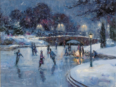 Moonlight Skaters