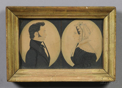Five Family Portrait Miniatures