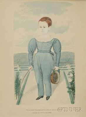 Portrait of Benjamin Franklin Ellison Aged 4 Yrs