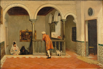 Sample artwork by Placido Frances Y Pascual (1834 - 1902), known for painting - View similar artists and auction records