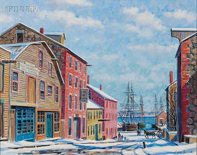 Sample artwork by Louis Sylvia (1911 - 1987), known for marine - View similar artists and auction records