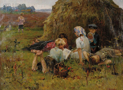 Sample artwork by Klara Vlassova (Born 1926), known for painting - View similar artists and auction records