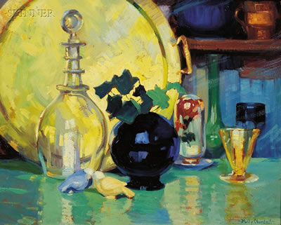 STILL LIFE WITH GLASSWARE