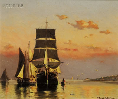 Sample artwork by Frederic R Bates (19/20th century), known for landscape painting, drawing - View similar artists and auction records