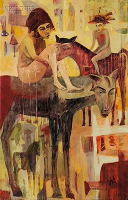 Sample artwork by Juan Ramon Valdes Gomez (Born 1968), known for painting - View similar artists and auction records