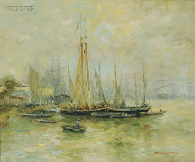Boats in a Harbor