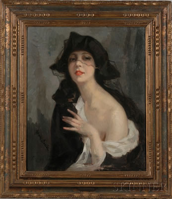 Woman with a Lace Veil
