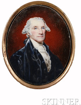 Portrait Miniature of George Washington